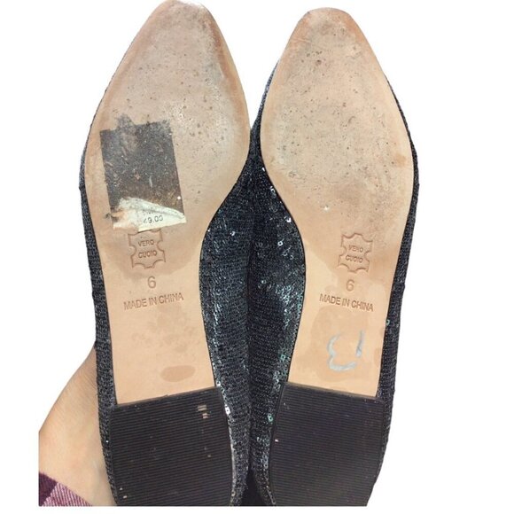 Talbots Sparkly sequin woman’s flats size 6 EUC - Picture 6 of 6